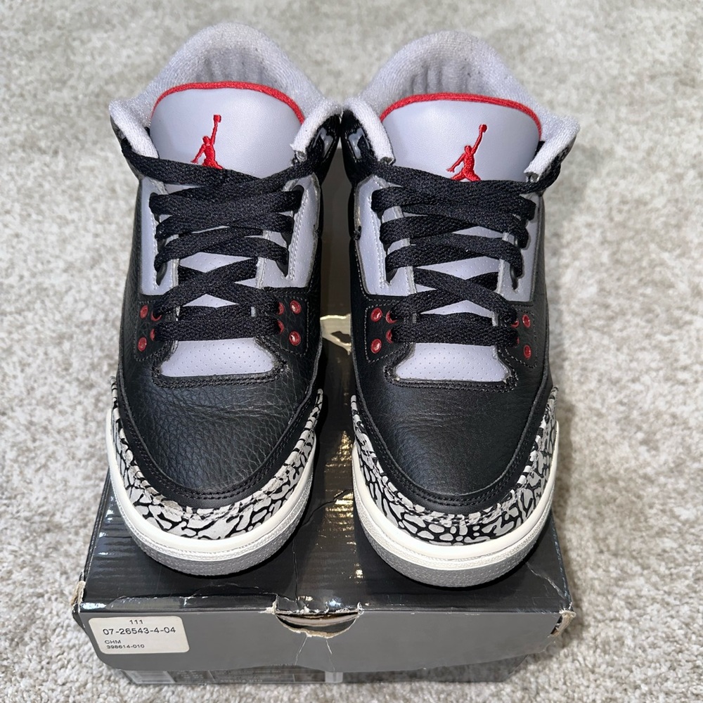 AUTHENTIC 2011 JORDAN RETRO 3 CEMENT GS sz 6.5/ Women’s sz 8